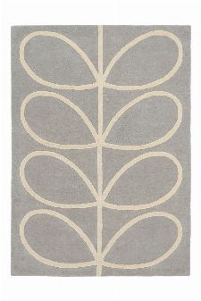 Bild: Orlay Kiely Designerteppich Giant Linear Stem (Grau; 120 x 180 cm)