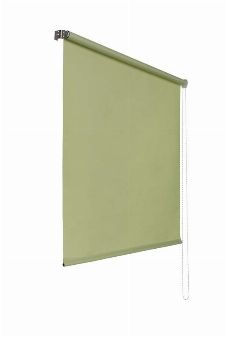 Bild: Lichtdurchlaessiges Seitenzugrollo (Grün; 180 x 80 cm)