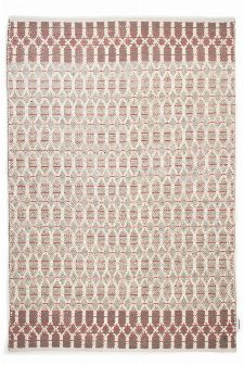 Bild: Teppich Smooth Comfort - Small Pattern (Rot; 65 x 135 cm)