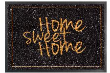 Bild: ASTRA Schmutzfangmatte - Homelike Home sweet home (Schwarz/Gold)