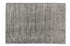 Bild: SCHÖNER WOHNEN Flachgewebeteppich - Alessa Streifen (Silber; 300 x 200 cm)