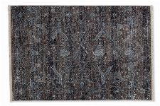 Bild: SCHÖNER WOHNEN Kurzflorteppich - Mystik Vintage Orient hellblau (Grau; 285 x 200 cm)